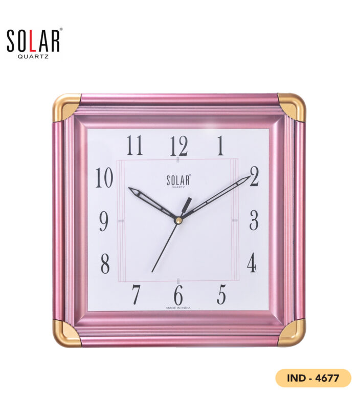 Solar Wall Clock – 10 Inch