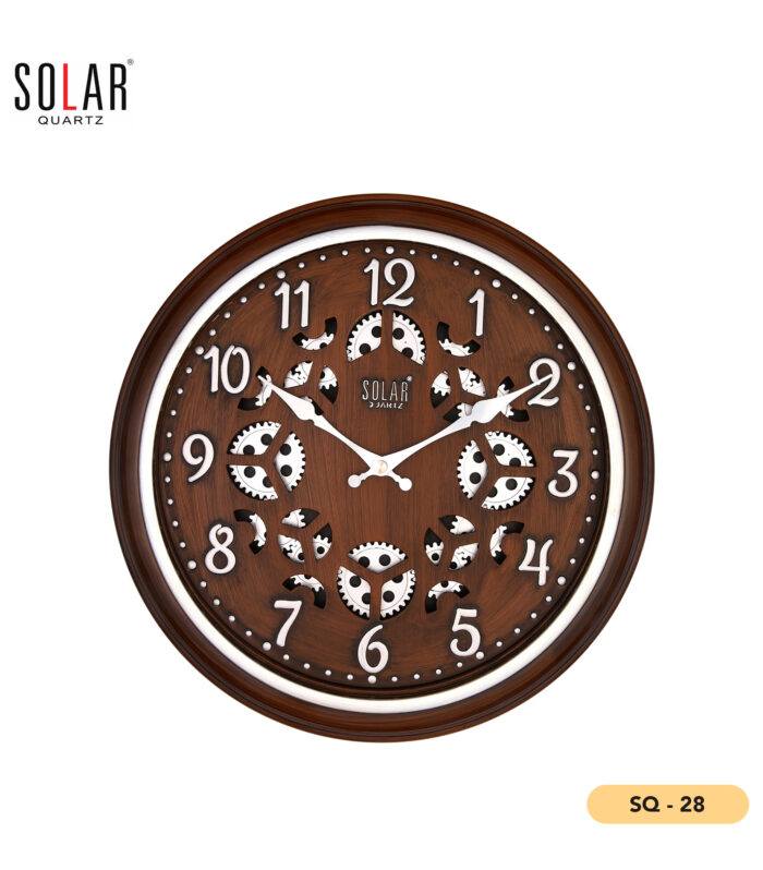 Solar Wall Clock – 17.5 Inch