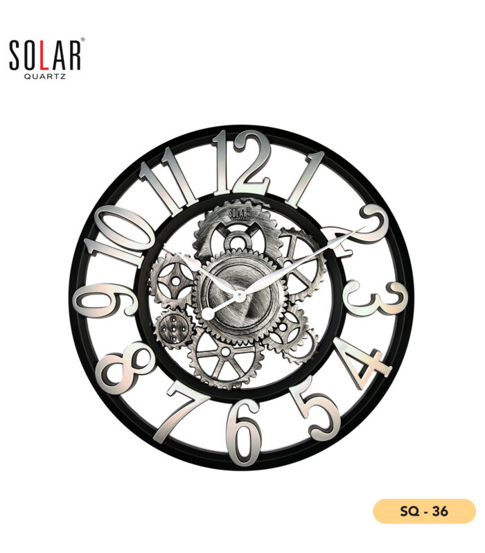 Solar Wall Clock – 17.75 Inch